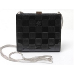 【現品限り】LOUIS VUITTON（ルイヴィトン） ダミエヴェルニ アンジュPM 黒 M92112 【中古AB】