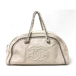 【現品限り】CHANEL（シャネル） ラグジュアリーライン チェーンショルダー（ボストン） アイボリー A31575【中古A】