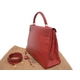 【現品限り】HERMES（エルメス） ケリー32 内 アルデンヌ 赤 レッド ゴールド金具 【中古AB】 - 縮小画像2