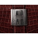 【現品限り】HERMES（エルメス） 長財布 ソミュールディアンヌ クロコ アリゲータ ワイン 【中古B】 - 縮小画像2