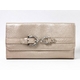 【現品限り】Ferragamo（フェラガモ） 長財布 ライトゴールド 2209-2 【中古SA】