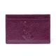 【現品限り】Yves Saint Laurent（イヴサンローラン） カードケース パテント パープル 211908 【中古SA】