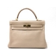 HERMES（エルメス）　ケリー32　内　スイフト　ベージュ　ゴールド金具