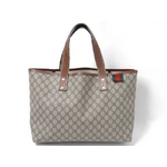 【現品限り】GUCCI(グッチ) GGプラス トートバッグ ベージュ/ブラウン 211134 【新品同様】