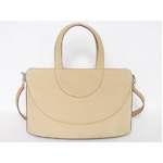 【現品限り】BVLGARI（ブルガリ） 2WAYトートバッグ カーフ ベージュ 【中古AB】