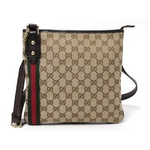 【現品限り】GUCCI(グッチ) GG柄 斜め掛けショルダーバッグ 144388 【中古B】