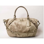 【現品限り】COACH(コーチ) マディソンドット オプアート トートバッグ ベージュ 15957 【新品同様】 【現品限り】COACH(コーチ) マディソンドット オプアート トートバッグ ベージュ 15957 【新品同様】