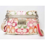 【現品限り】COACH(コーチ) ポピー マチ無しショルダーバッグ マルチカラー 17049 【中古SA】