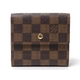 LOUIS　VUITTON（ルイヴィトン）　ダミエ　Wホック財布　N61654