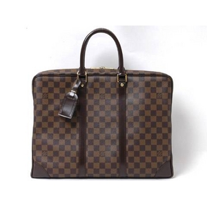 【現品限り】LOUIS VUITTON（ルイヴィトン） ダミエ 書類カバン ポルトドキュマン ヴォワヤージュ N41124 【中古AB】 - 拡大画像