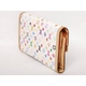 【現品限り】LOUIS VUITTON（ルイヴィトン） マルチカラー 3つ折り長財布 白 ホワイト M92659 【新品同様】 - 縮小画像2