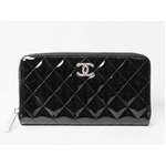 【現品限り】CHANEL（シャネル） ブリリアント マトラッセ ラウンドファスナー長財布 黒 A50106 【未使用】