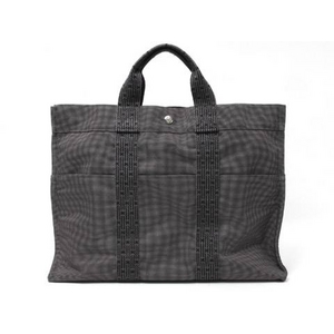 【現品限り】HERMES（エルメス） エールライントートMM グレー 【中古A】