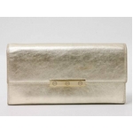 【現品限り】Cartier(カルティエ) ビスモチーフ 2つ折長財布 シャンパンゴールド L3000823 【中古AB】