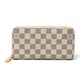 【現品限り】LOUIS VUITTON（ルイ ヴィトン） ダミエアズール ジッピーウォレット N60019 【中古A】