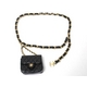 【現品限り】CHANEL（シャネル） マトラッセ ミニポシェット（ウエストバッグ） 黒 ブラック 【中古B】