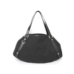 【現品限り】GUCCI（グッチ） GG柄 ショルダーバッグ 黒 ブラック 130736 【中古AB】