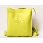 【現品限り】HERMES(エルメス) クルードセル ロングショルダーバッグ ライム 【中古A】