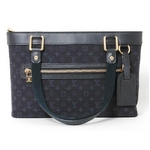 【現品限り】LOUIS VUITTON（ルイヴィトン） モノグラムミニ ルシーユPM ブルー M92680 【中古AB】