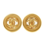 【現品限り】CHANEL（シャネル） イヤリング ココ ゴールド【中古A】