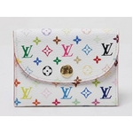 【現品限り】LOUIS VUITTON(ルイヴィトン) マルチラー カードケース M60006 ブロン(白) 【中古SA】