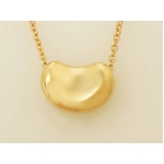【現品限り】TIFFANY（ティファニー） ビーンズネックレス K18YG【中古A】