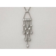 【現品限り】TIFFANY（ティファニー） スウィング ドロップ ペンダント（ネックレス） Pt950／ダイヤ 【中古SA】