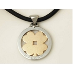 【現品限り】BVLGARI(ブルガリ) トンド ペンダント クローバー チョーカーセット 【中古A】