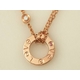 【現品限り】Cartier（カルティエ） ラブコレクション ネックレス クリスマス PG ダイヤ1P ルビー1P 【中古SA】