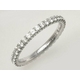 【現品限り】Cartier（カルティエ） クローセッティング エタニティ ダイヤリング K18WG #48 B4077900 【中古SA】