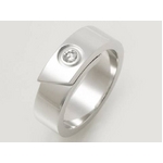 【現品限り】Cartier(カルティエ) アニバーサリーリング 1Pダイヤ WG 【中古SA】