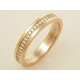 【現品限り】Cartier（カルティエ） K18スリーカラー トリニティ ウェディング ダイヤリング #51 【中古SA】