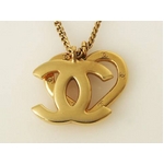【現品限り】CHANEL（シャネル） ネックレス ココ ハート ゴールド 04 P 【中古AB】