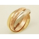 Cartier（カルティエ）　トリニティリング　スリーカラー　#49