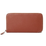 【現品限り】HERMES（エルメス） アザップロング シルクイン エプソン ブリック／オレンジ 【新品】