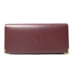 【現品限り】Cartier(カルティエ) カルティエ マスト 2つ折長財布 ボルドー L3000466 【新品同様】