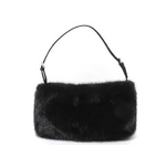 【現品限り】PRADA（プラダ） アクセサリーポーチ ミンク ブラック 【中古SA】
