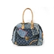 LOUIS　VUITTON（ルイヴィトン）　モノグラムデニムパッチワーク　ボウリィ　ブルー　M95376
