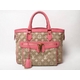 LOUIS　VUITTON（ルイヴィトン）　モノグラムサビア　2011年　クルーズ　カバMM　M93496　ベージュ　ローズ