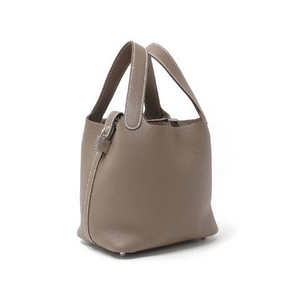 【現品限り】HERMES（エルメス） ピコタンロックPM トリヨン エトゥープ シルバー金具 【新品】