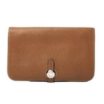 【現品限り】HERMES（エルメス） ドゴンGM トゴ ゴールド シルバー金具 【中古B】