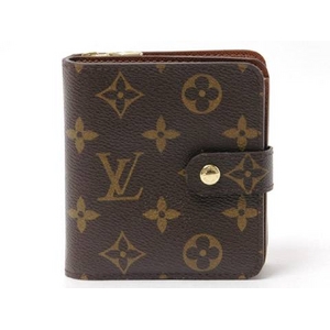 【現品限り】LOUIS VUITTON（ルイヴィトン） モノグラム コンパクトジップ M61667 【中古AB】