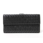 【現品限り】BOTTEGA VENETA（ボッテガヴェネタ） イントレチャート Wホック長財布 134075 【未使用品】