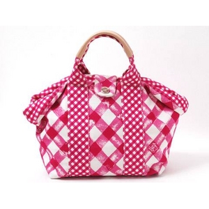【現品限り】CHANEL（シャネル） ギンガムチェック ハンドバッグ ミニトートPM ピンク A49918 【中古A】 - 拡大画像
