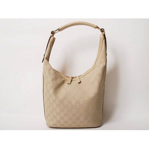 【現品限り】GUCCI（グッチ） GG柄 ワンショルダー ベージュ 73885 【中古A】 - 拡大画像