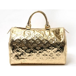 【現品限り】LOUIS VUITTON（ルイヴィトン） ミロワール スピーディ35 ゴールド M95785 【中古A】 - 拡大画像