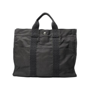 【現品限り】HERMES（エルメス） エールライントートMM グレー 【中古AB】 - 拡大画像