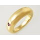 【現品限り】CHAUMET（ショーメ） アノークールリング YG／ピンクサファイヤ #13.5 【中古SA】 - 縮小画像1