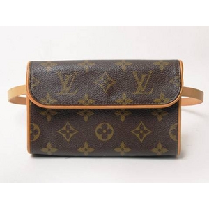 【現品限り】LOUIS VUITTON（ルイヴィトン） モノグラム ポシェットフロランティーヌ　ベルト付き(XS)　M51855 【中古AB】