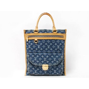 【現品限り】LOUIS VUITTON（ルイヴィトン） モノグラムデニム フラットショッパー　M95018 【中古AB】